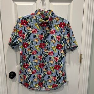 Polo Ralph Lauren Blue Floral Men's Shirt Worn Once!